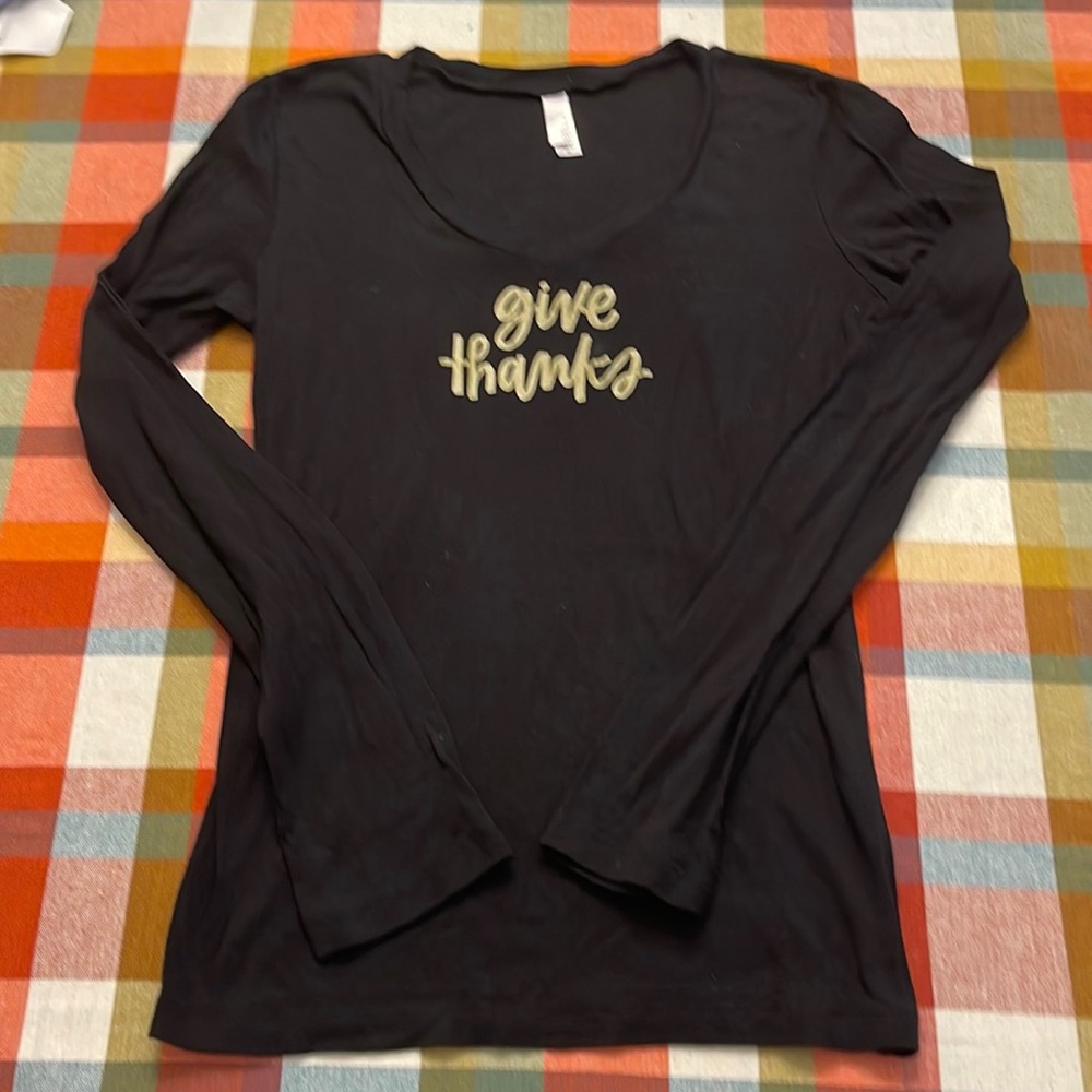 Thanksgiving Bella “Give Thanks” long sleeve